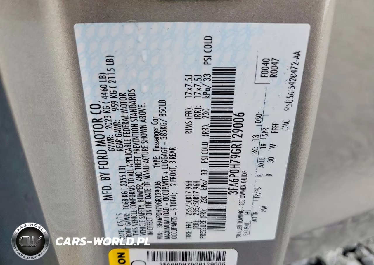 2016 Ford Fusion Se VIN:3FA6P0H79GR129006 - 12