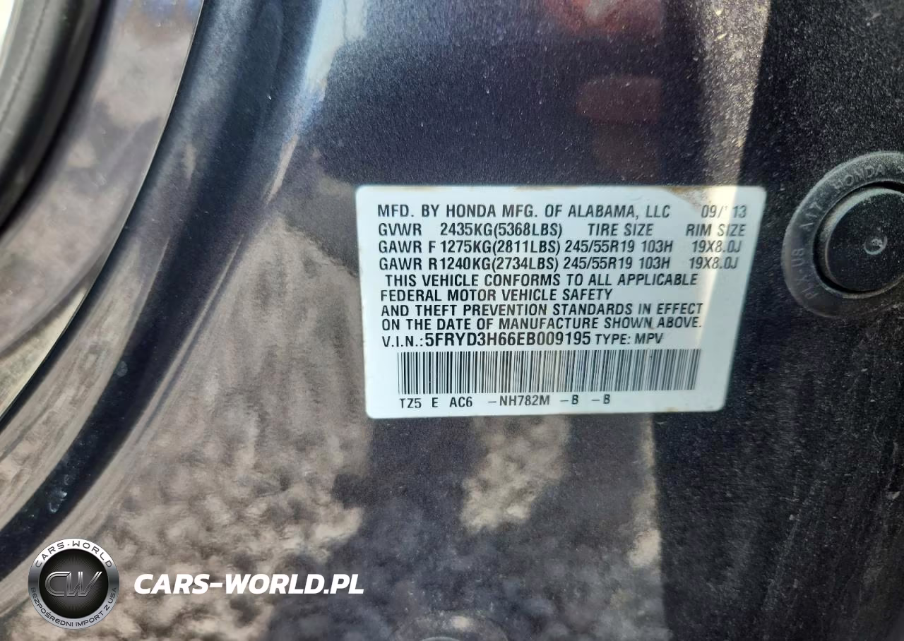 2014 Acura Mdx Technology VIN:5FRYD3H66EB009195 - 13