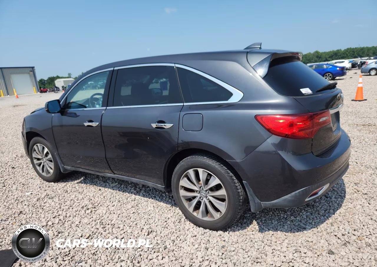 2014 Acura Mdx Technology VIN:5FRYD3H66EB009195 - 2