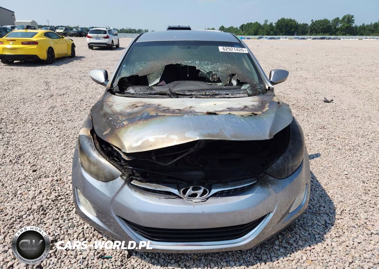 2012 Hyundai Elantra Gls VIN:KMHDH4AE5CU420597 - 5