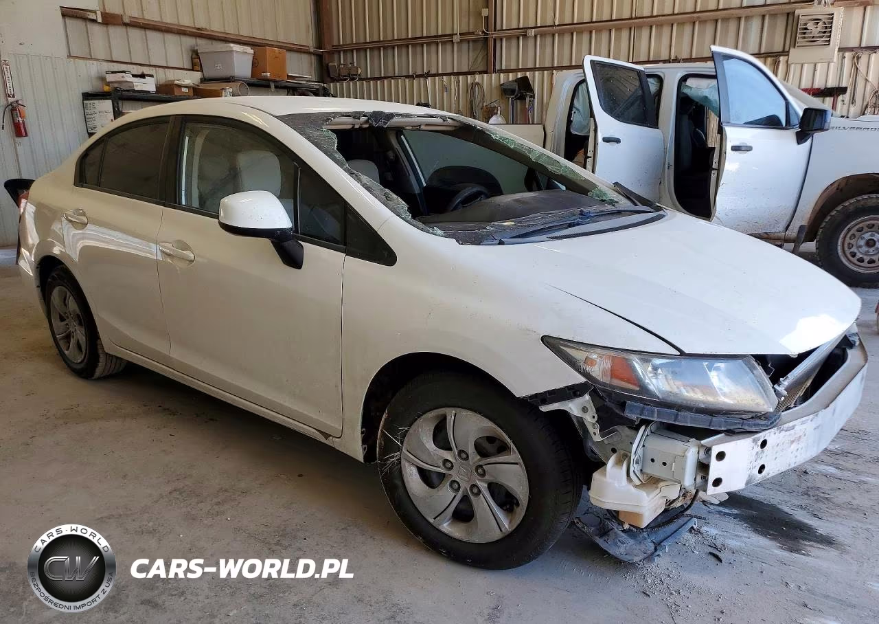 2013 Honda Civic Lx VIN:2HGFB2F57DH559227 - 4