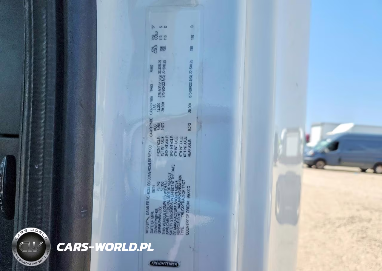 2022 Freightliner Cascadia 116 Truck Cab And Chassis VIN:3AKJHPDV3NSNH9687 - 13