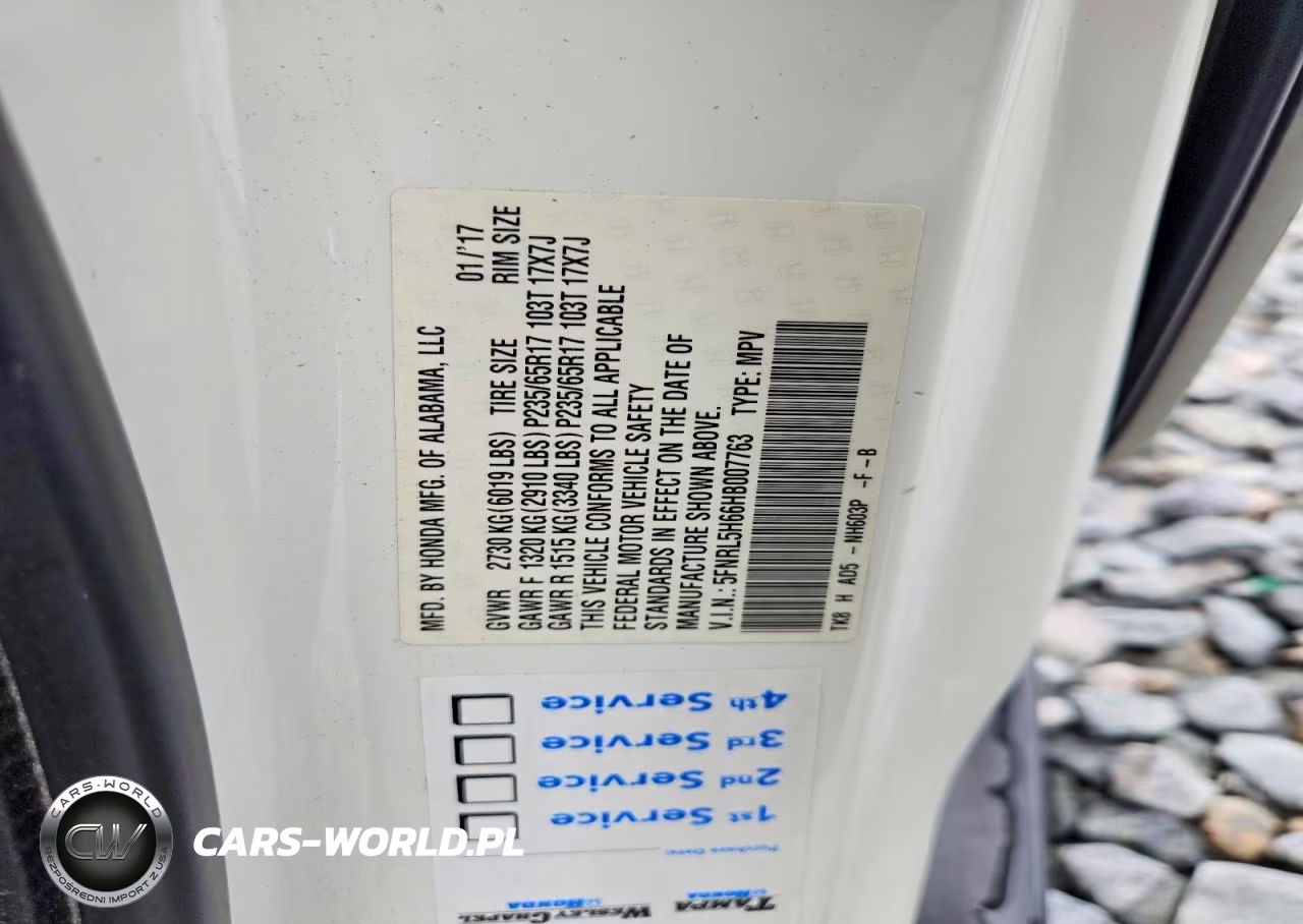 2017 Honda Odyssey Exl VIN:5FNRL5H66HB007763 - 13