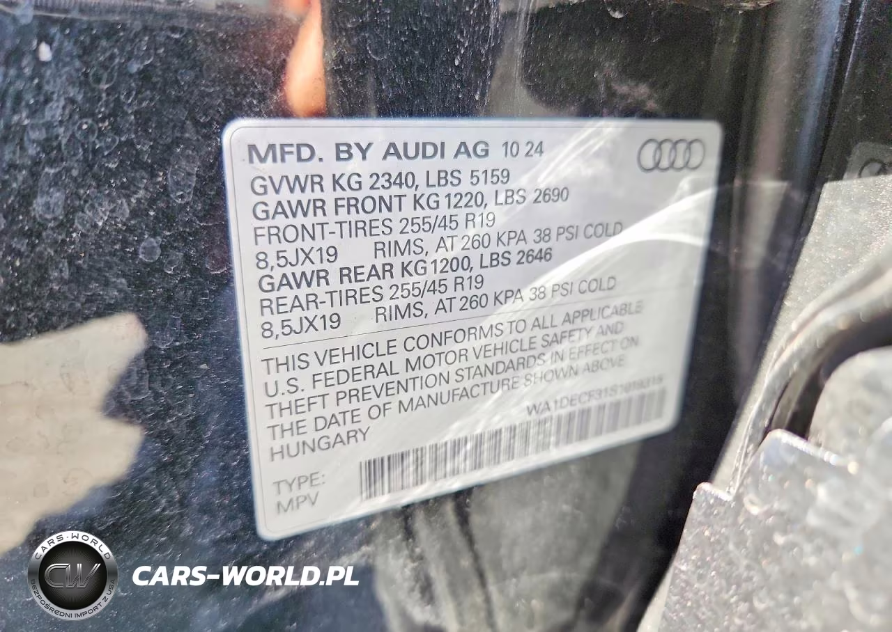 2025 Audi Q3 Premium S Line 45 VIN:WA1DECF31S1019315 - 12