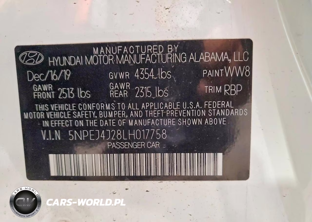 2020 Hyundai Sonata Sel Plus VIN:5NPEJ4J28LH017758 - 13