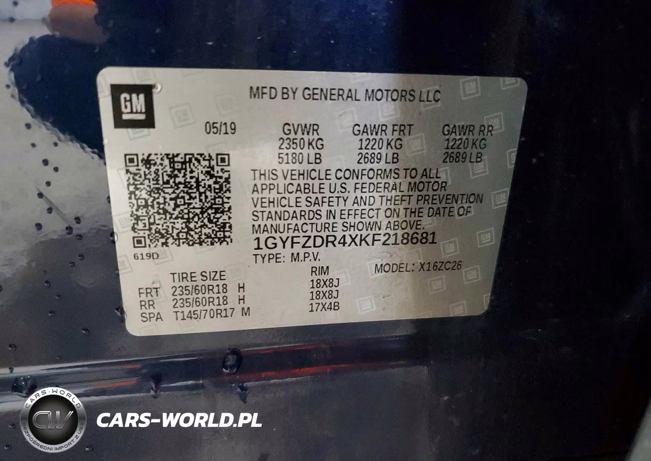 2019 Cadillac Xt4 Premium Luxury VIN:1GYFZDR4XKF218681 - 14