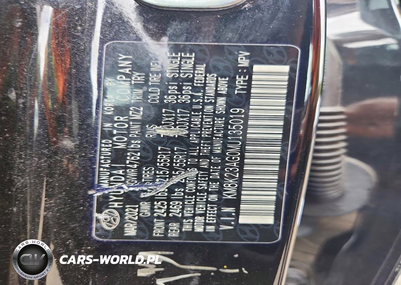2021 Hyundai Kona Sel VIN:KM8K23AG0MU135019 - 14