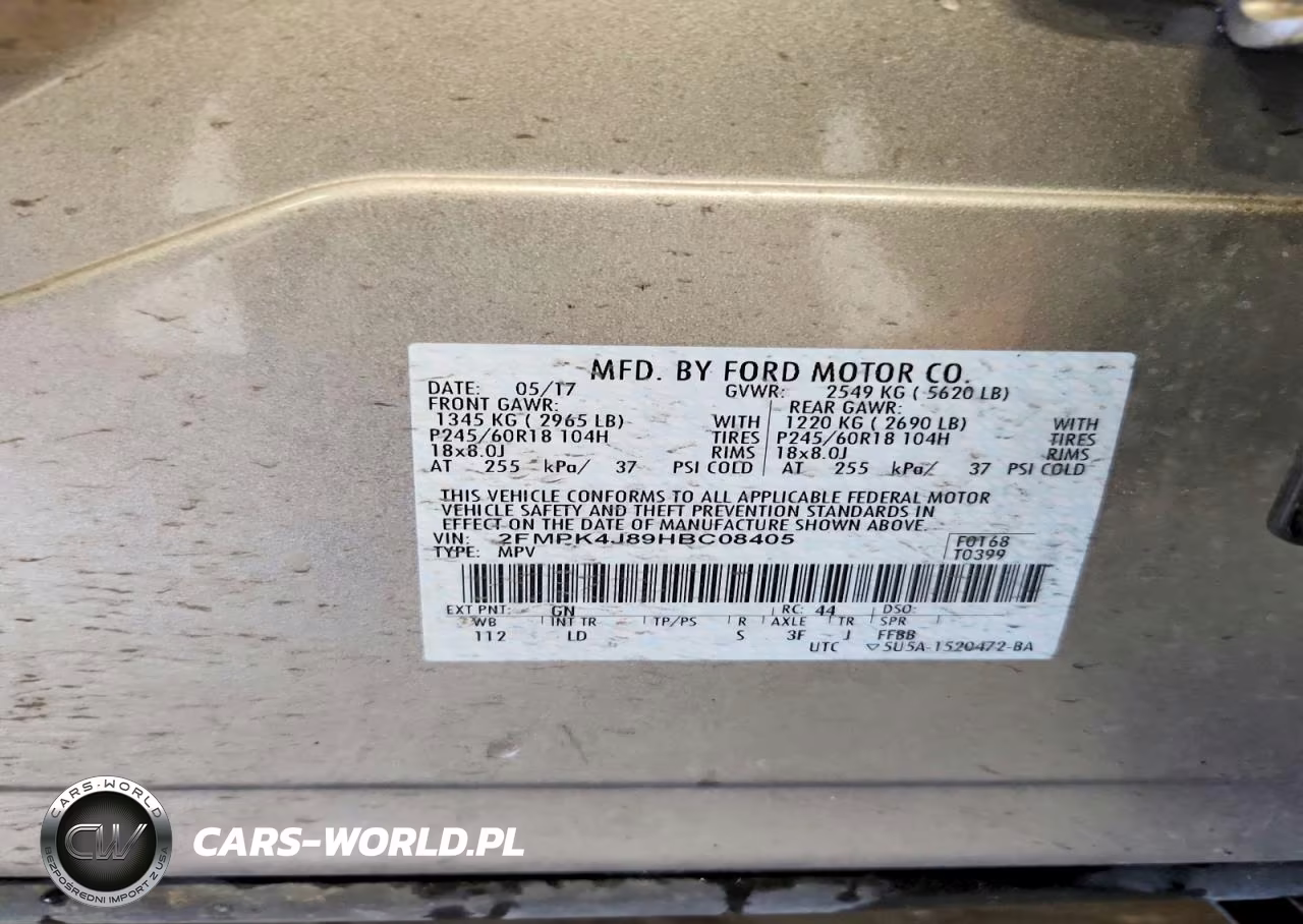 2017 Ford Edge Sel VIN:2FMPK4J89HBC08405 - 13