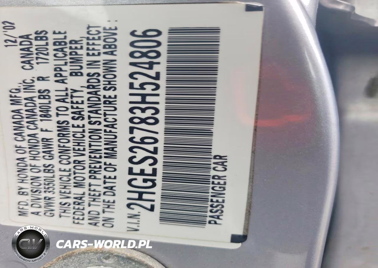 2003 Honda Civic Ex VIN:2HGES26783H524806 - 12