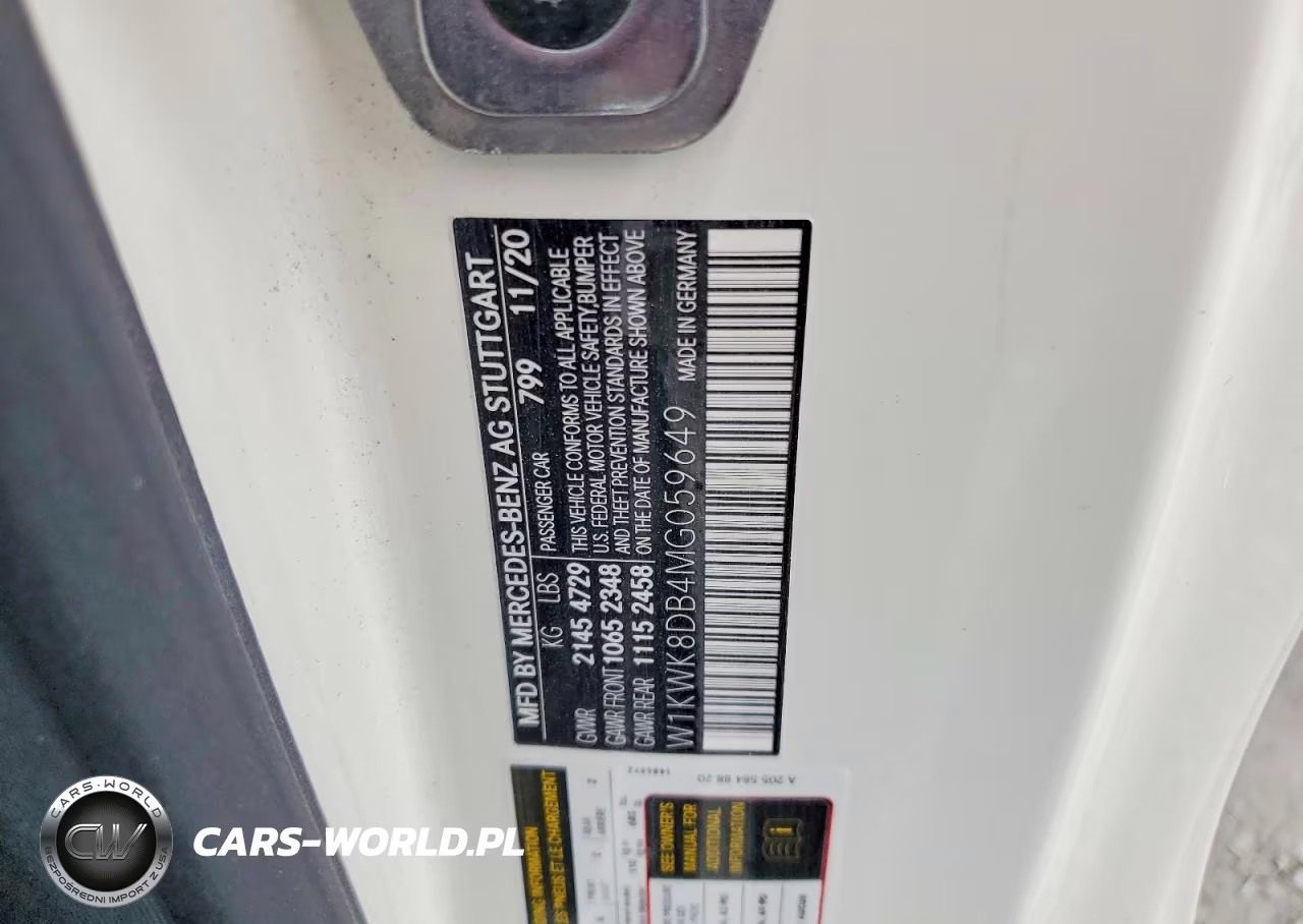 2021 Mercedes-Benz C 300 VIN:W1KWK8DB4MG059649 - 13