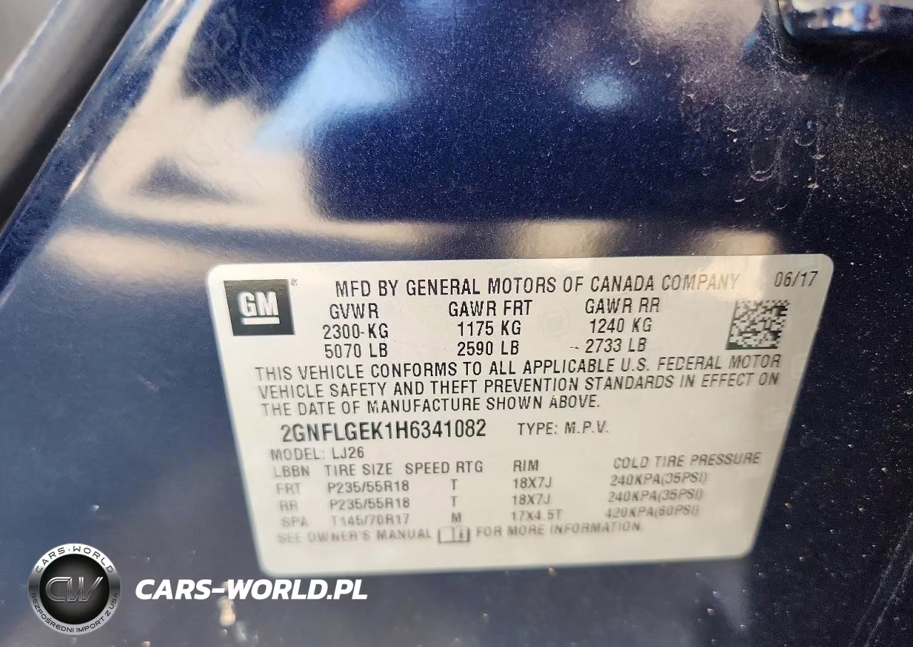 2017 Chevrolet Equinox Premier VIN:2GNFLGEK1H6341082 - 13