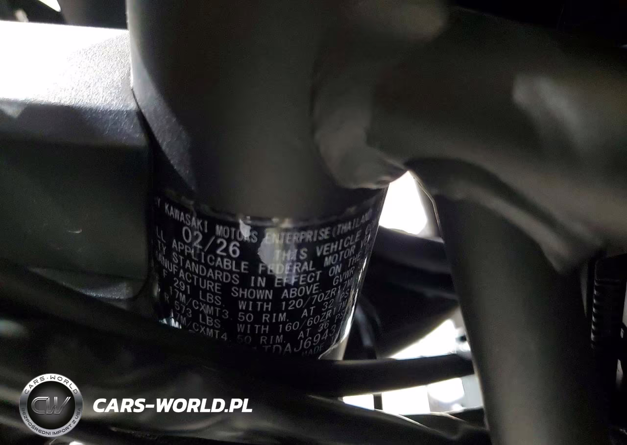 2026 Kawasaki Ex650 P VIN:ML5EXEP11TDAJ6943 - 10
