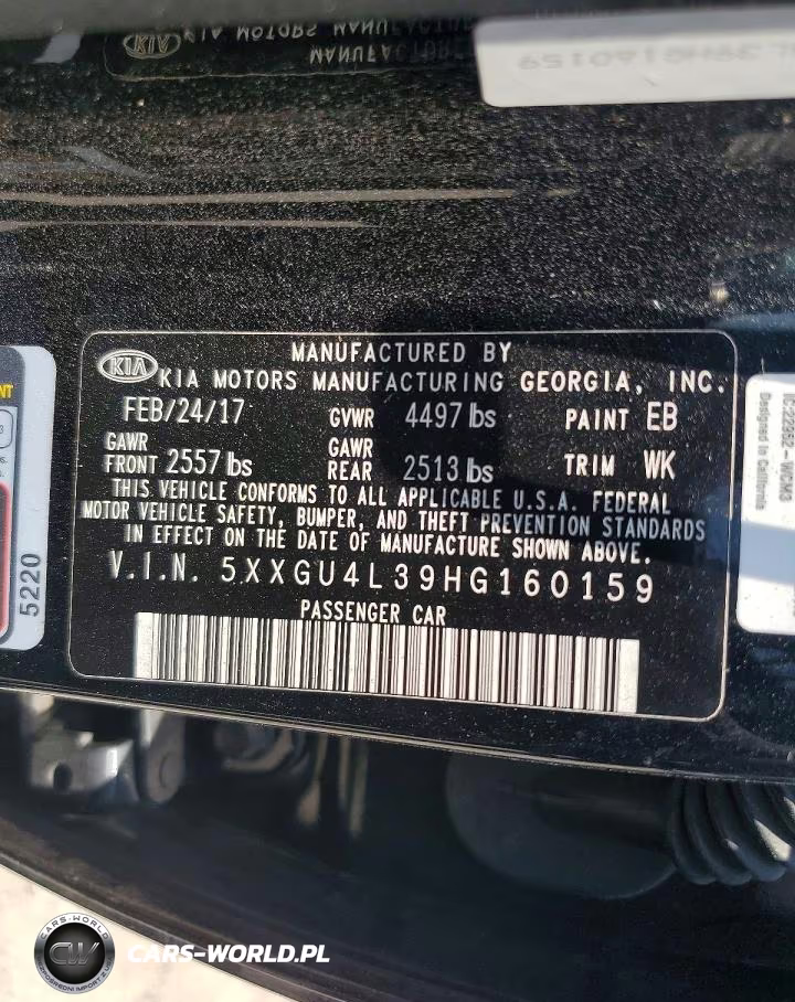 2017 Kia Optima Ex VIN:5XXGU4L39HG160159 - 12