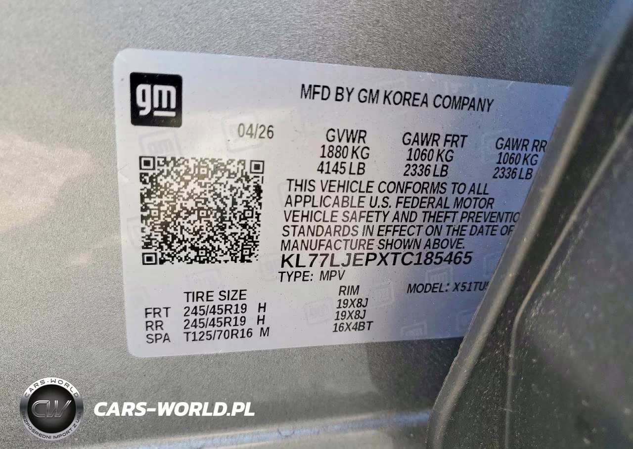 2026 Chevrolet Trax 2Rs VIN:KL77LJEPXTC185465 - 14