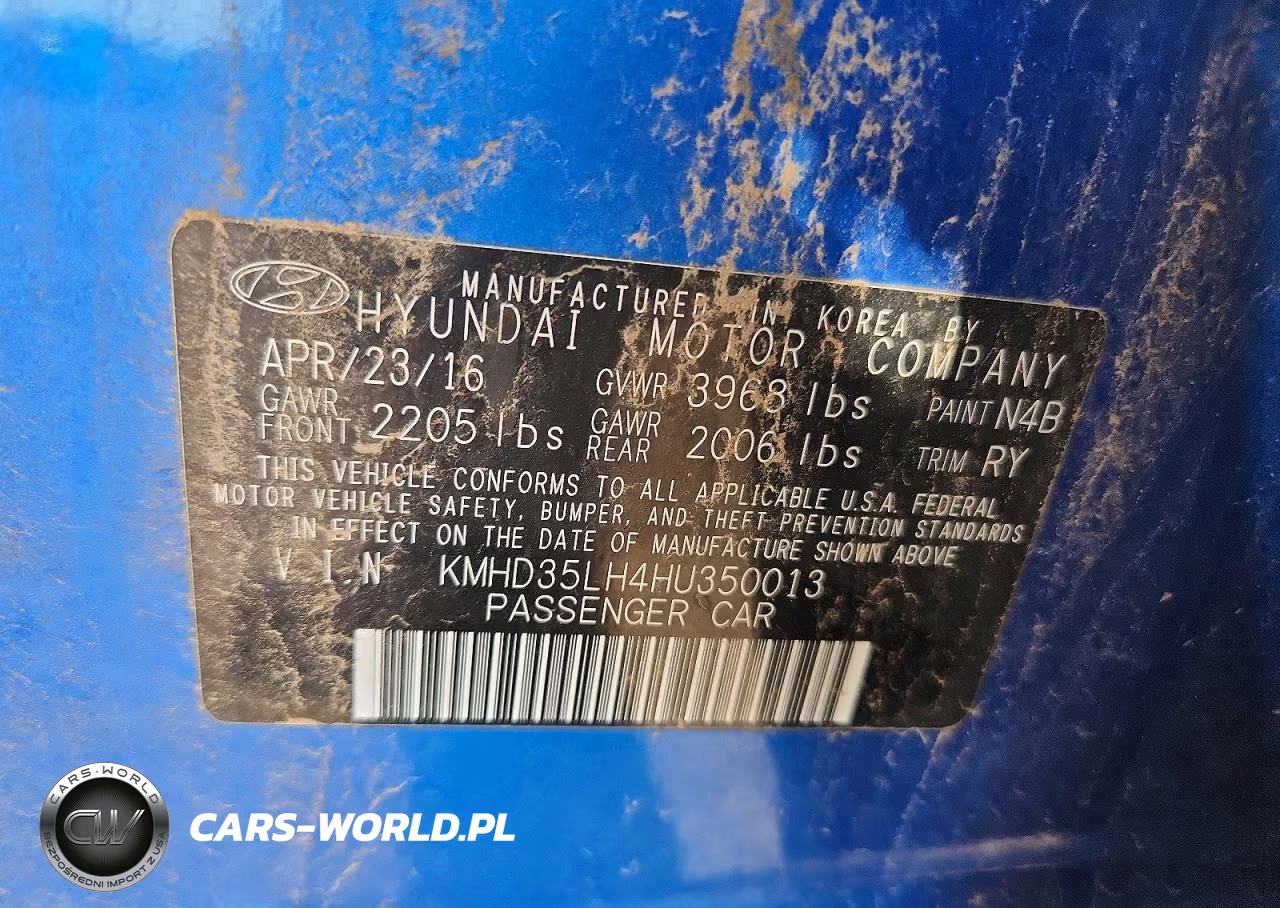 2017 Hyundai Elantra Gt Base VIN:KMHD35LH4HU350013 - 12
