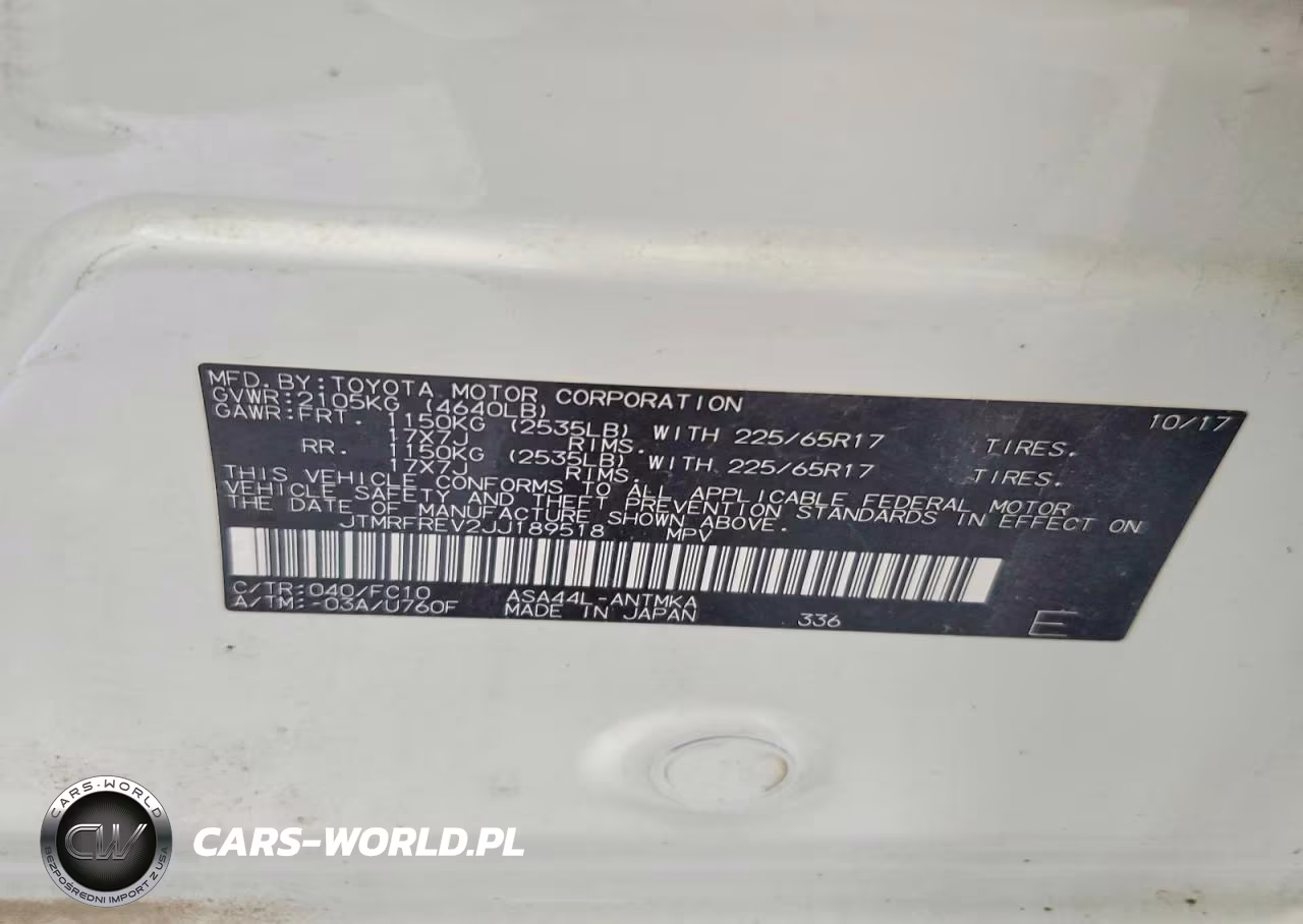 2018 Toyota Rav4 Xle VIN:JTMRFREV2JJ189518 - 13