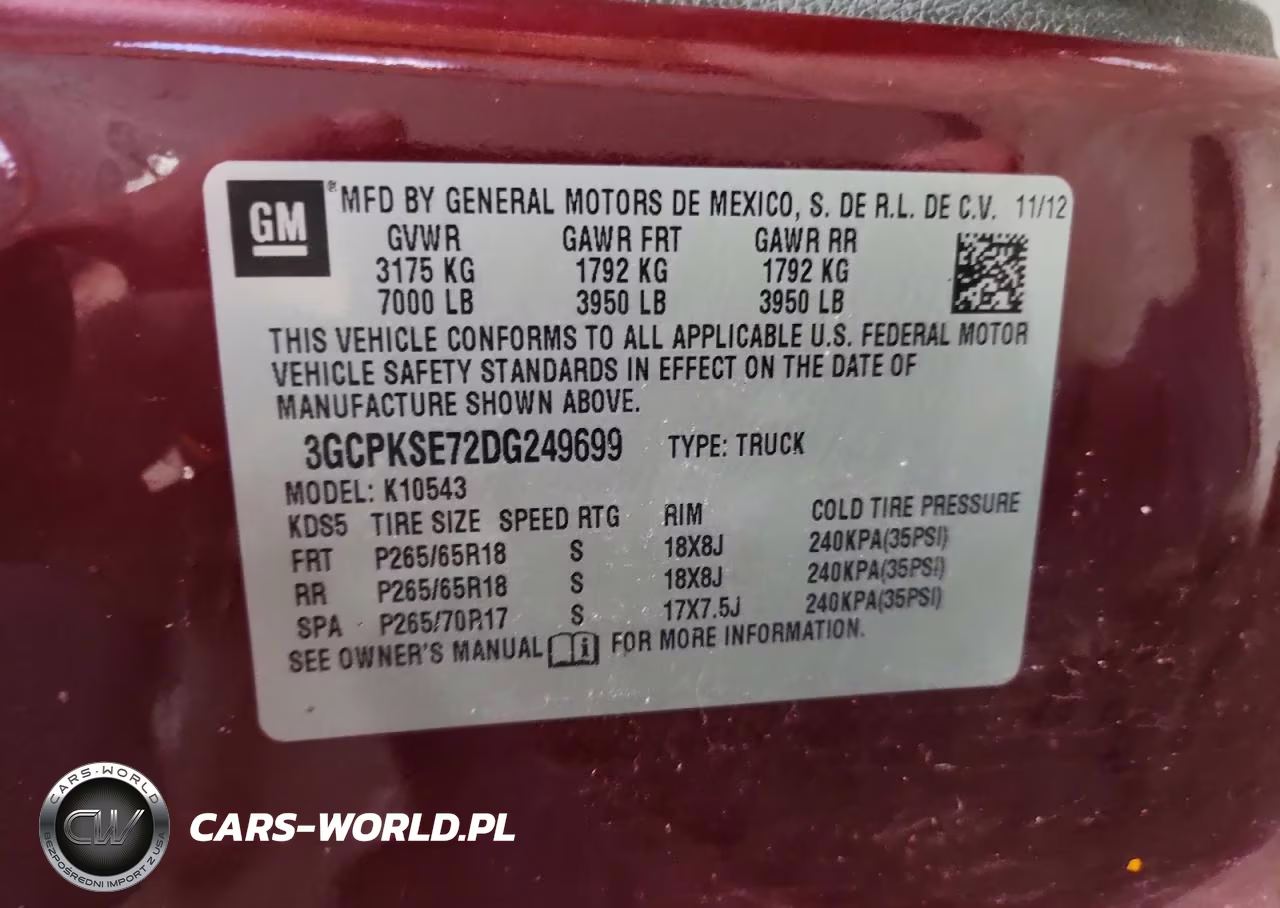 2013 Chevrolet Silverado K1500 Lt VIN:3GCPKSE72DG249699 - 12