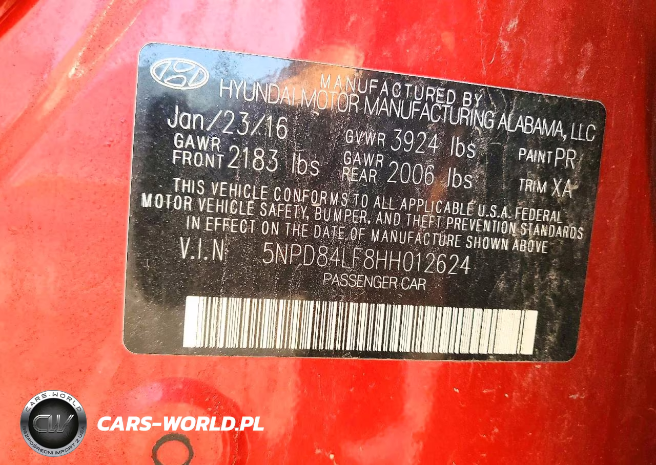 2017 Hyundai Elantra Se VIN:5NPD84LF8HH012624 - 12