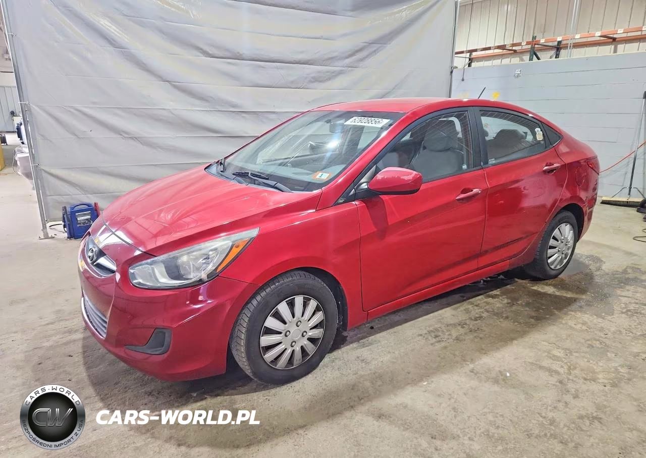 2014 Hyundai Accent Gls VIN:KMHCT4AE2EU733555 - 1