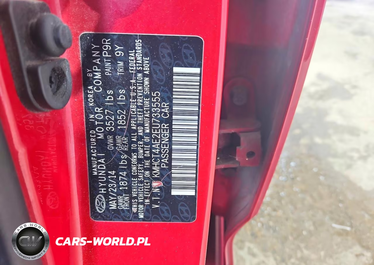 2014 Hyundai Accent Gls VIN:KMHCT4AE2EU733555 - 13