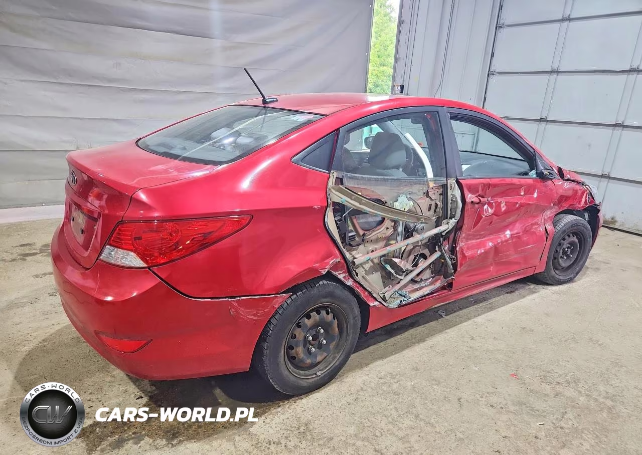 2014 Hyundai Accent Gls VIN:KMHCT4AE2EU733555 - 3