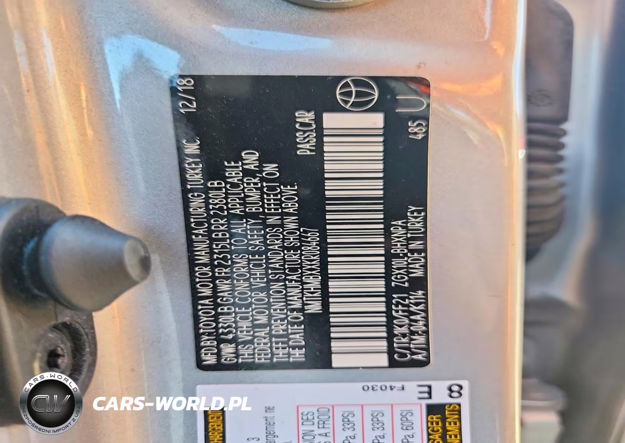 2019 Toyota C-Hr Xle VIN:NMTKHMBXXKR084667 - 13