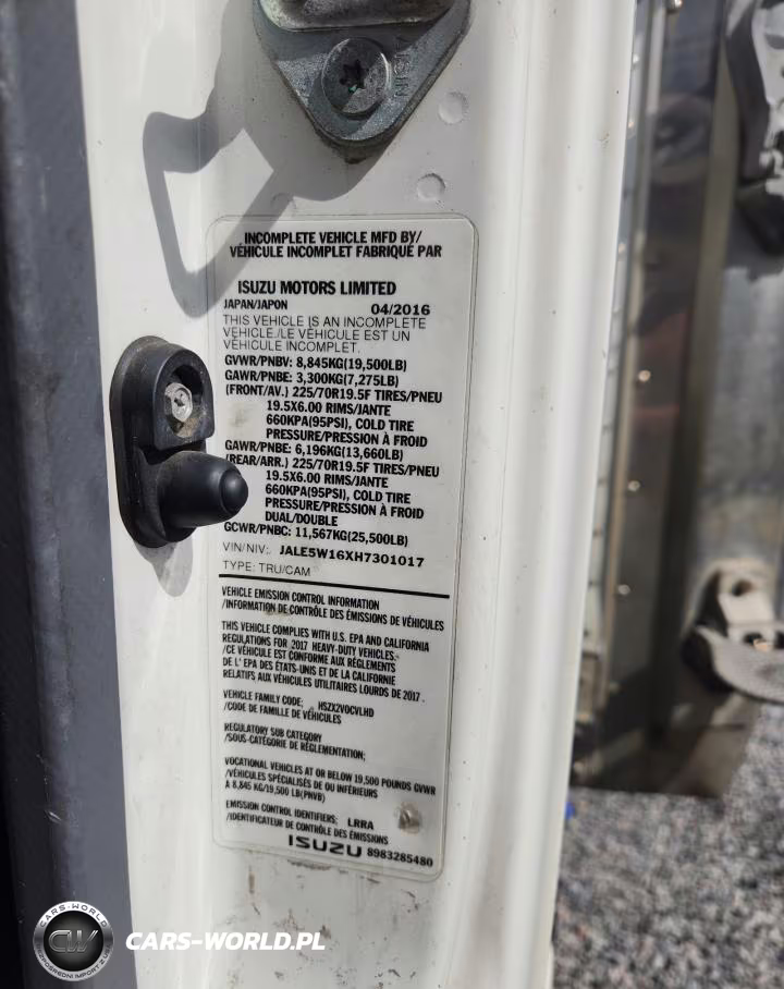 2017 Isuzu Nrr Refrigerated Box Truck VIN:JALE5W16XH7301017 - 13