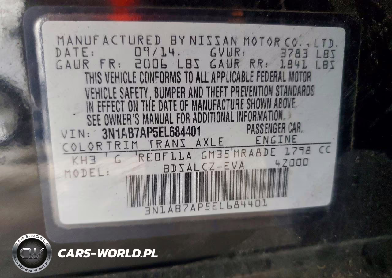 2014 Nissan Sentra S VIN:3N1AB7AP5EL684401 - 13