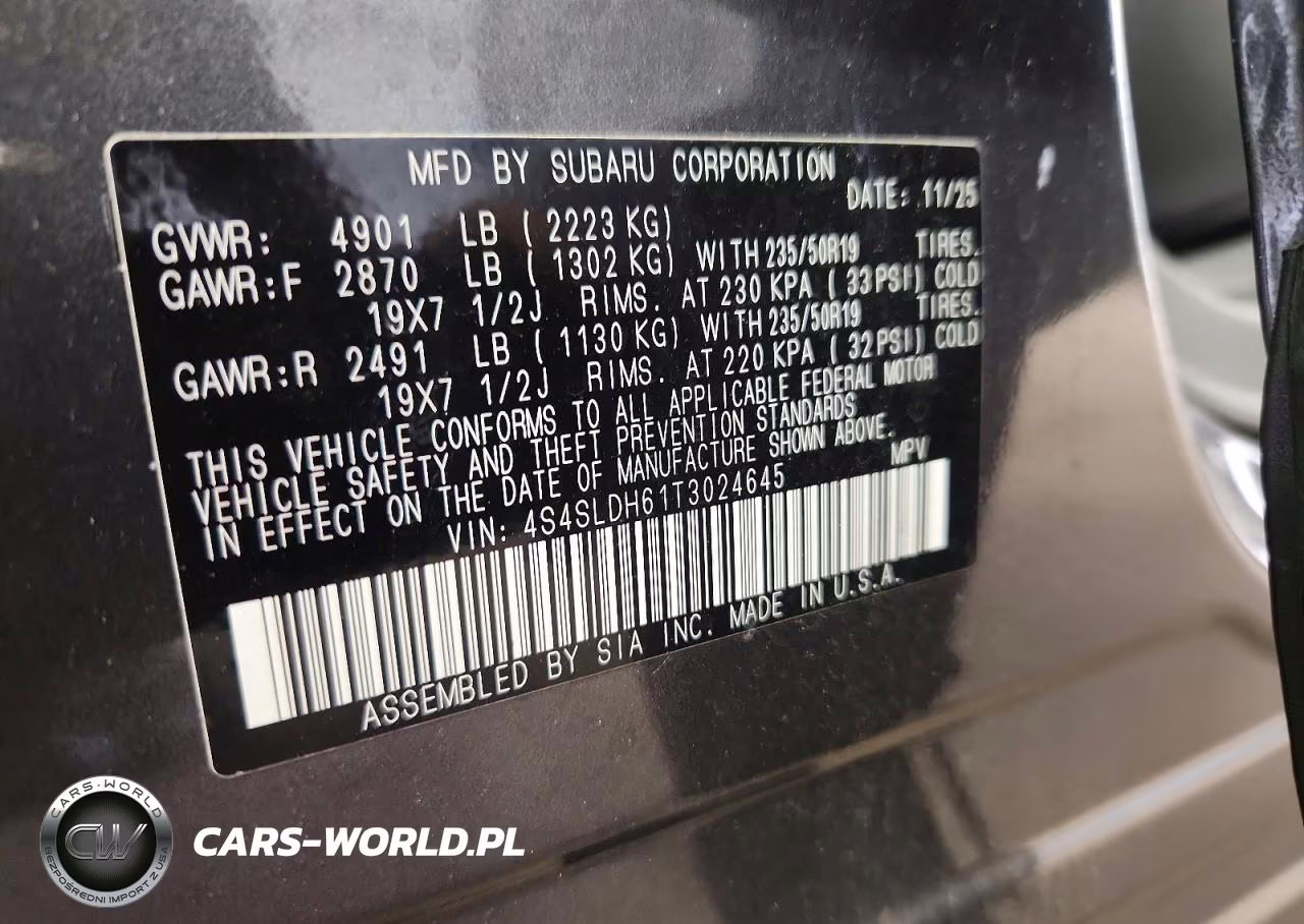 2026 Subaru Forester Sport VIN:4S4SLDH61T3024645 - 12