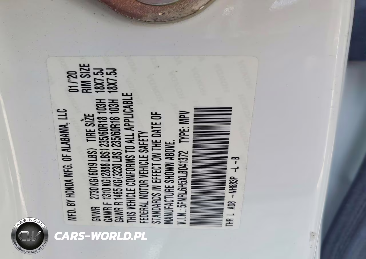 2020 Honda Odyssey Ex VIN:5FNRL6H5XLB041372 - 14