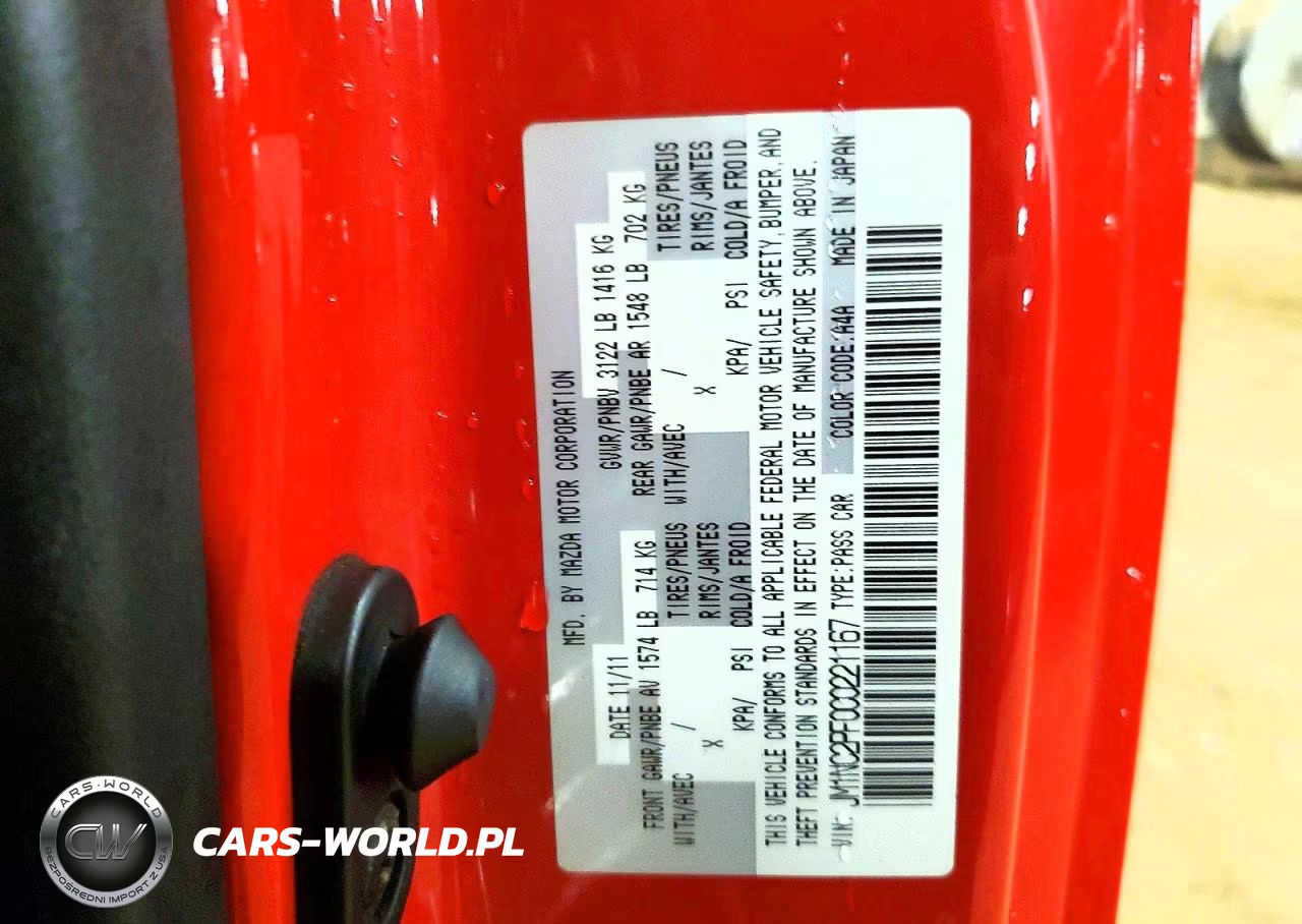 2012 Mazda Mx-5 Miata VIN:JM1NC2PF0C0221167 - 12