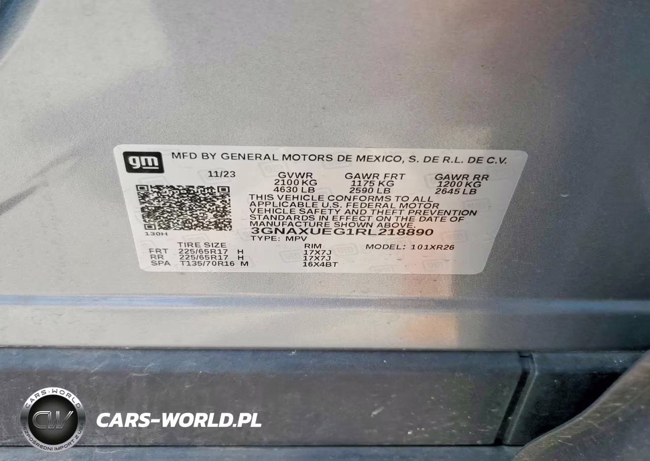 2024 Chevrolet Equinox Lt VIN:3GNAXUEG1RL218890 - 13