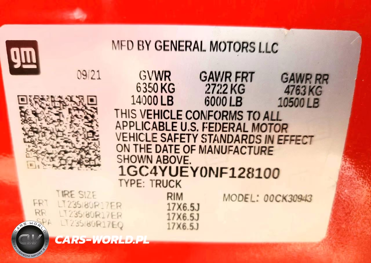 2022 Chevrolet Silverado K3500 Ltz VIN:1GC4YUEY0NF128100 - 12