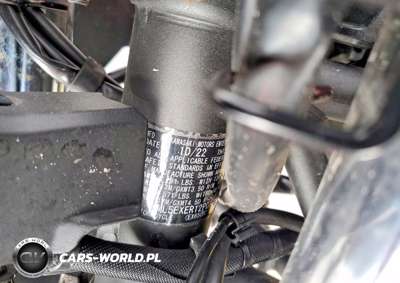 2023 Kawasaki Ex650 R VIN:ML5EXER12PDA86499 - 10