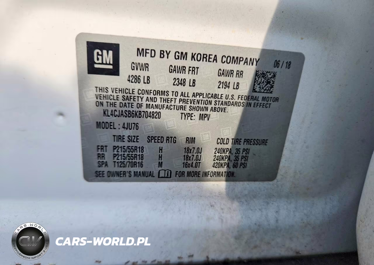 2019 Buick Encore Preferred VIN:KL4CJASB6KB704820 - 13