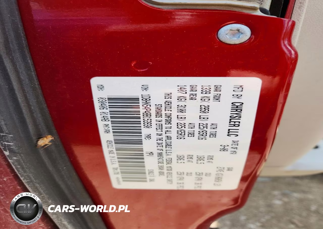 2008 Dodge Grand Caravan Sxt VIN:1D8HN54P48B153930 - 13