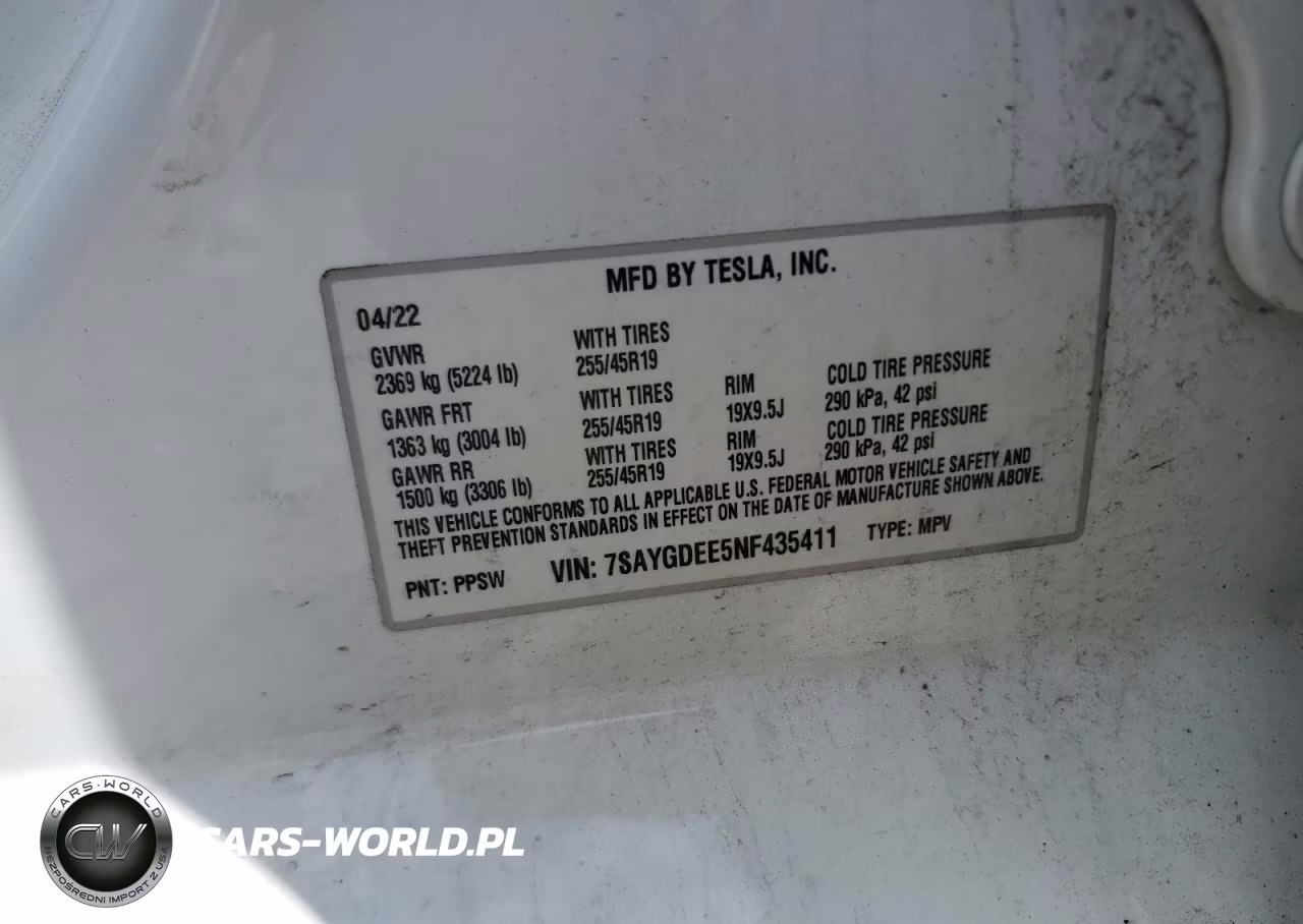 2022 Tesla Model Y VIN:7SAYGDEE5NF435411 - 13