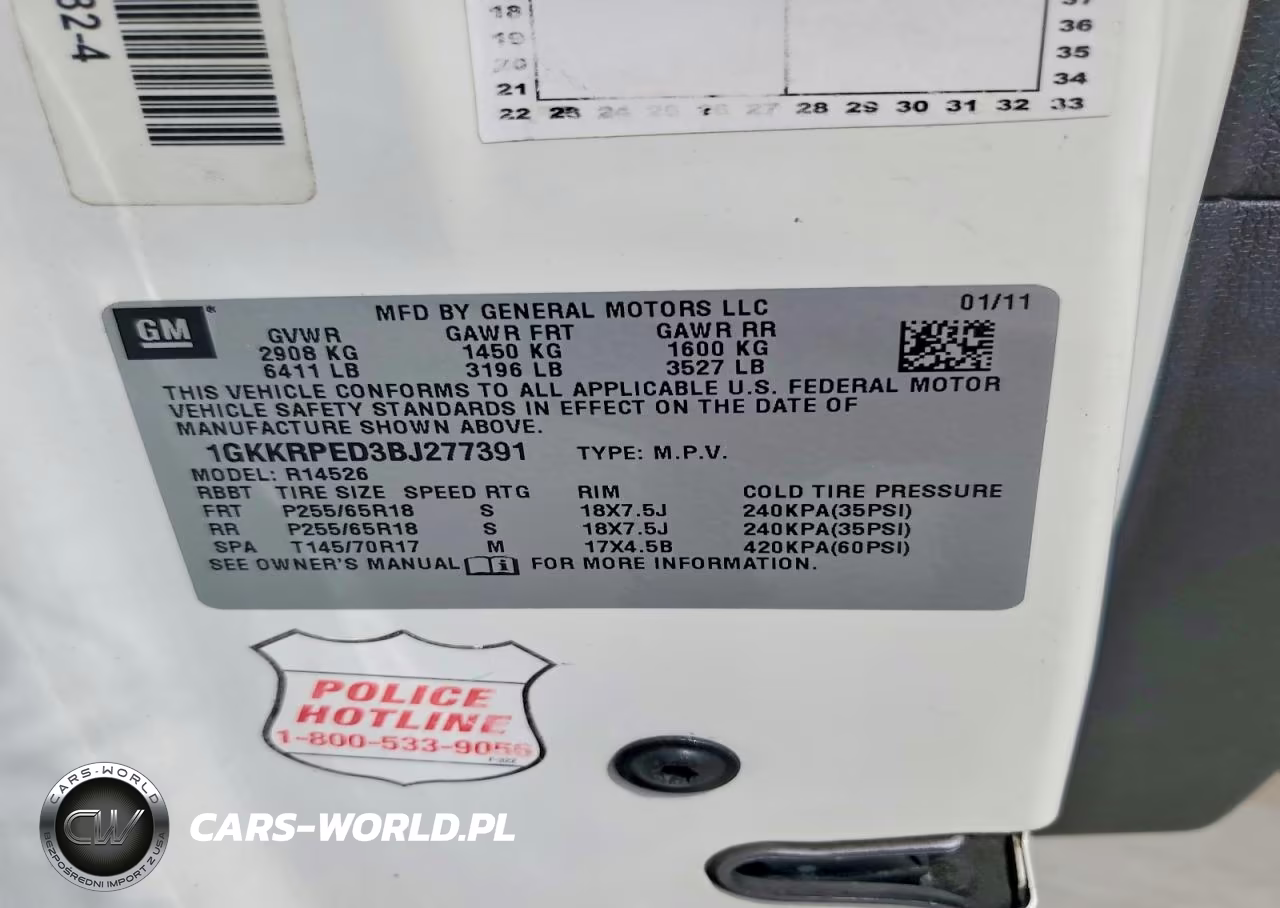 2011 GMC Acadia Sle VIN:1GKKRPED3BJ277391 - 13