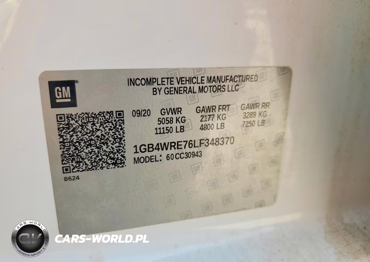 2020 Chevrolet Silverado C3500 VIN:1GB4WRE76LF348370 - 12