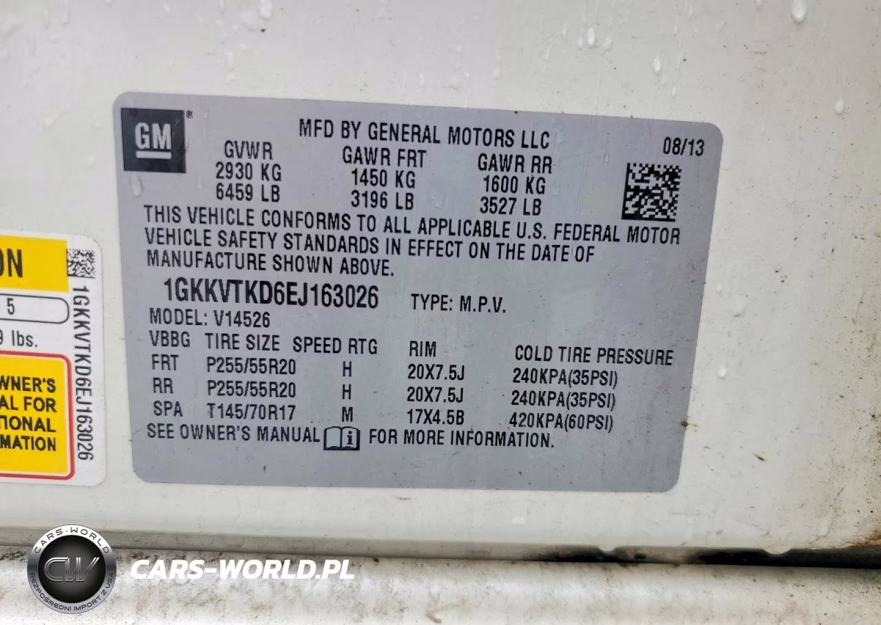 2014 GMC Acadia Denali VIN:1GKKVTKD6EJ163026 - 13