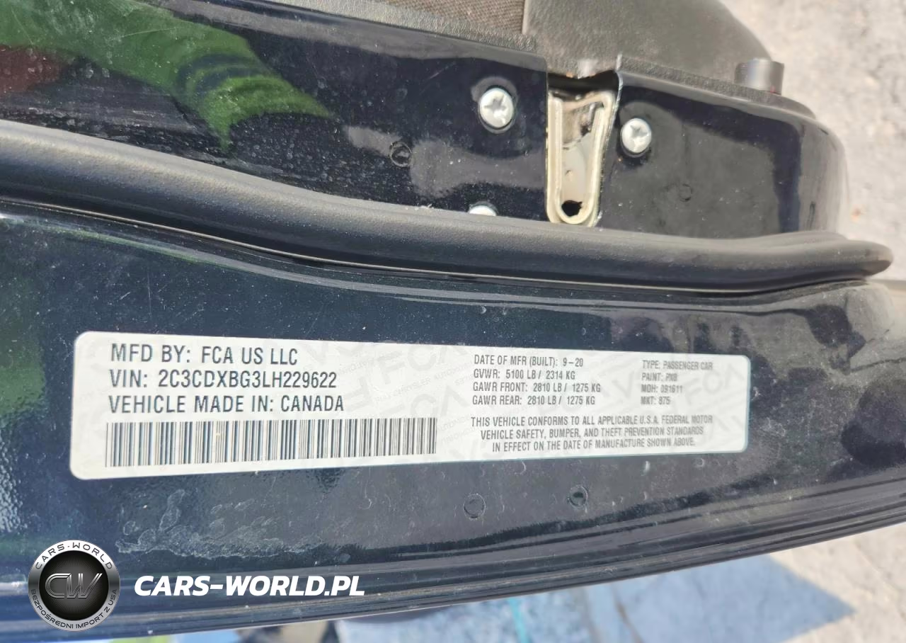 2020 Dodge Charger Sxt VIN:2C3CDXBG3LH229622 - 12