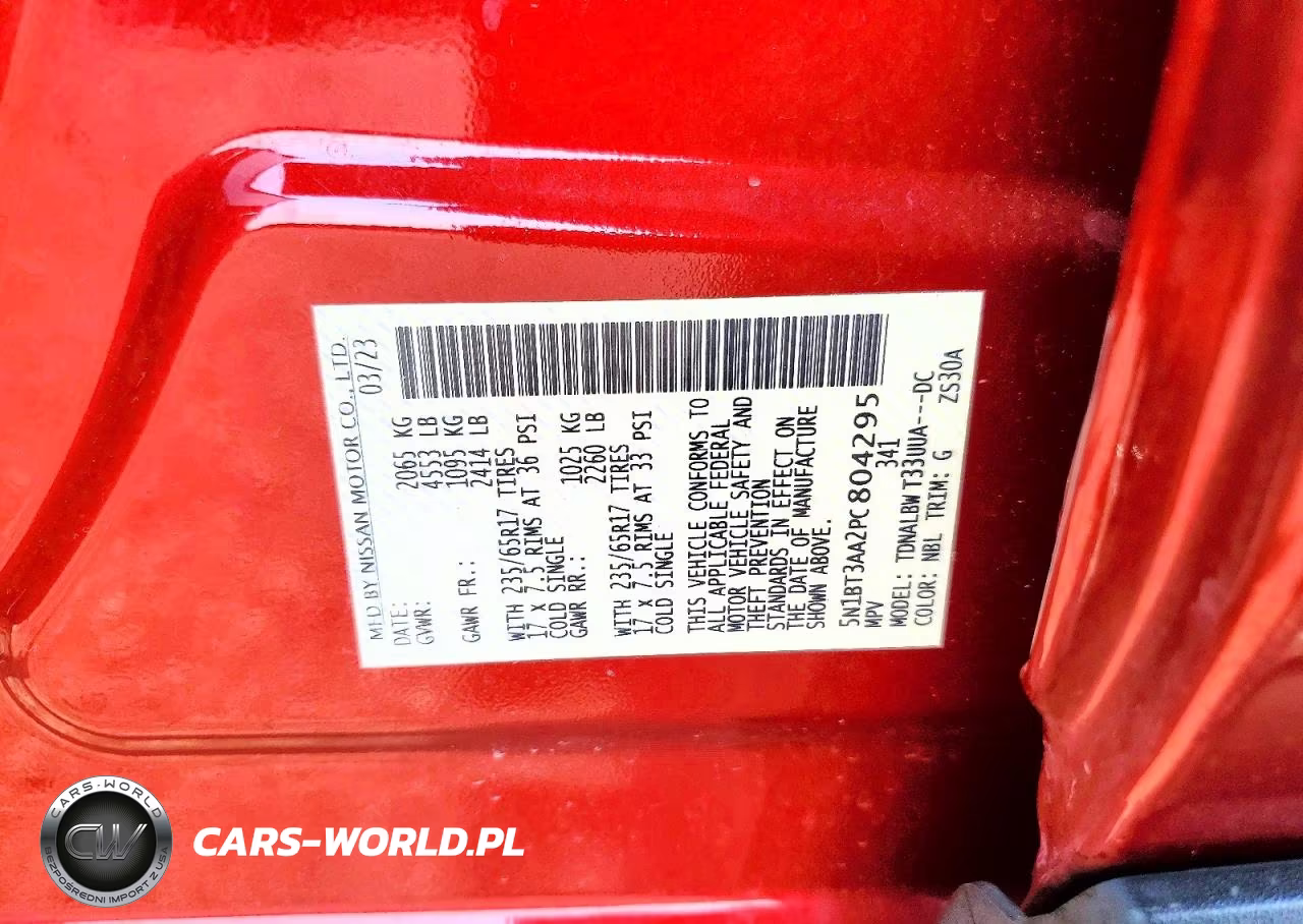 2023 Nissan Rogue S VIN:5N1BT3AA2PC804295 - 14