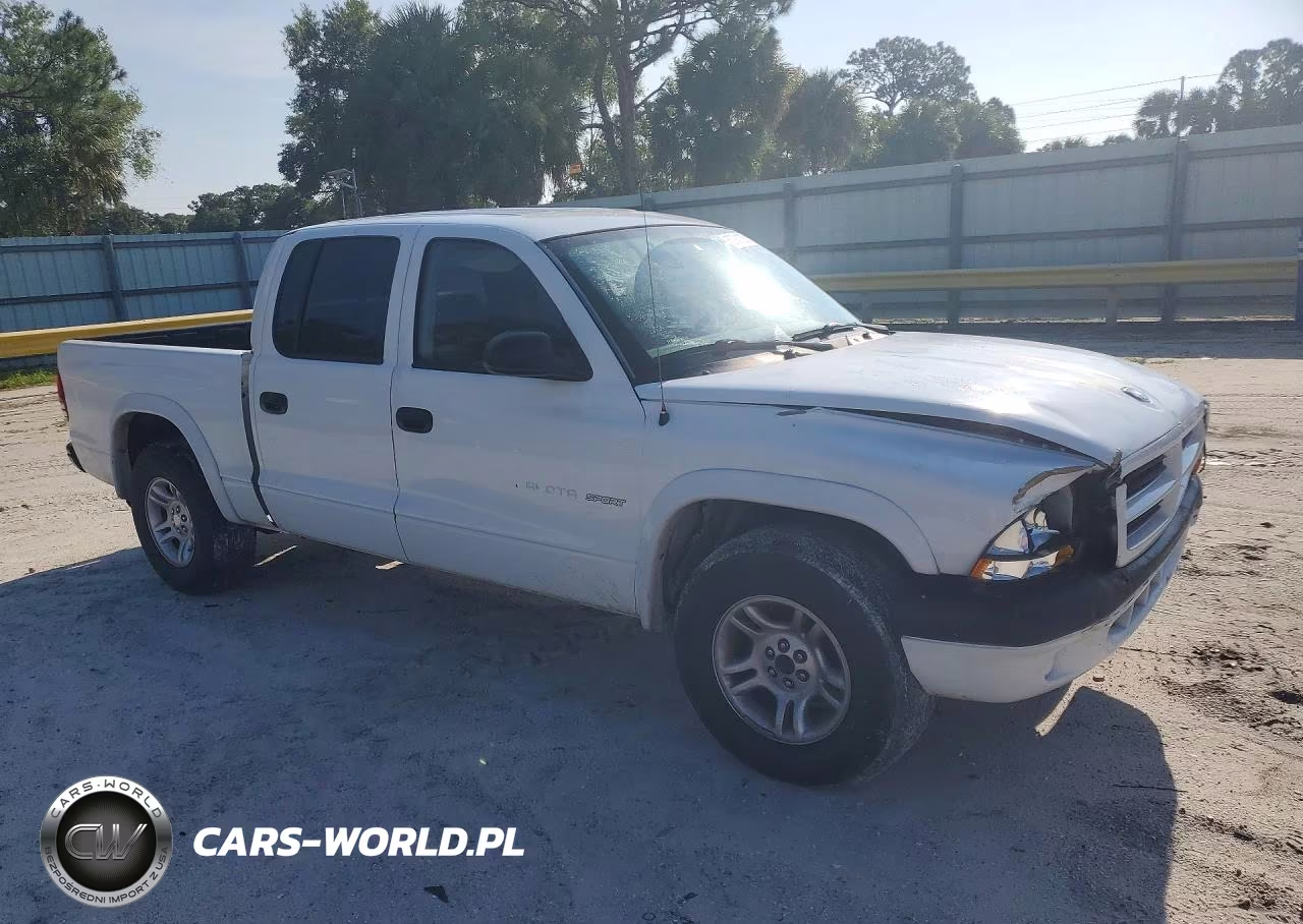 2002 Dodge Dakota Quad Sport VIN:1B7HL38N82S607556 - 4