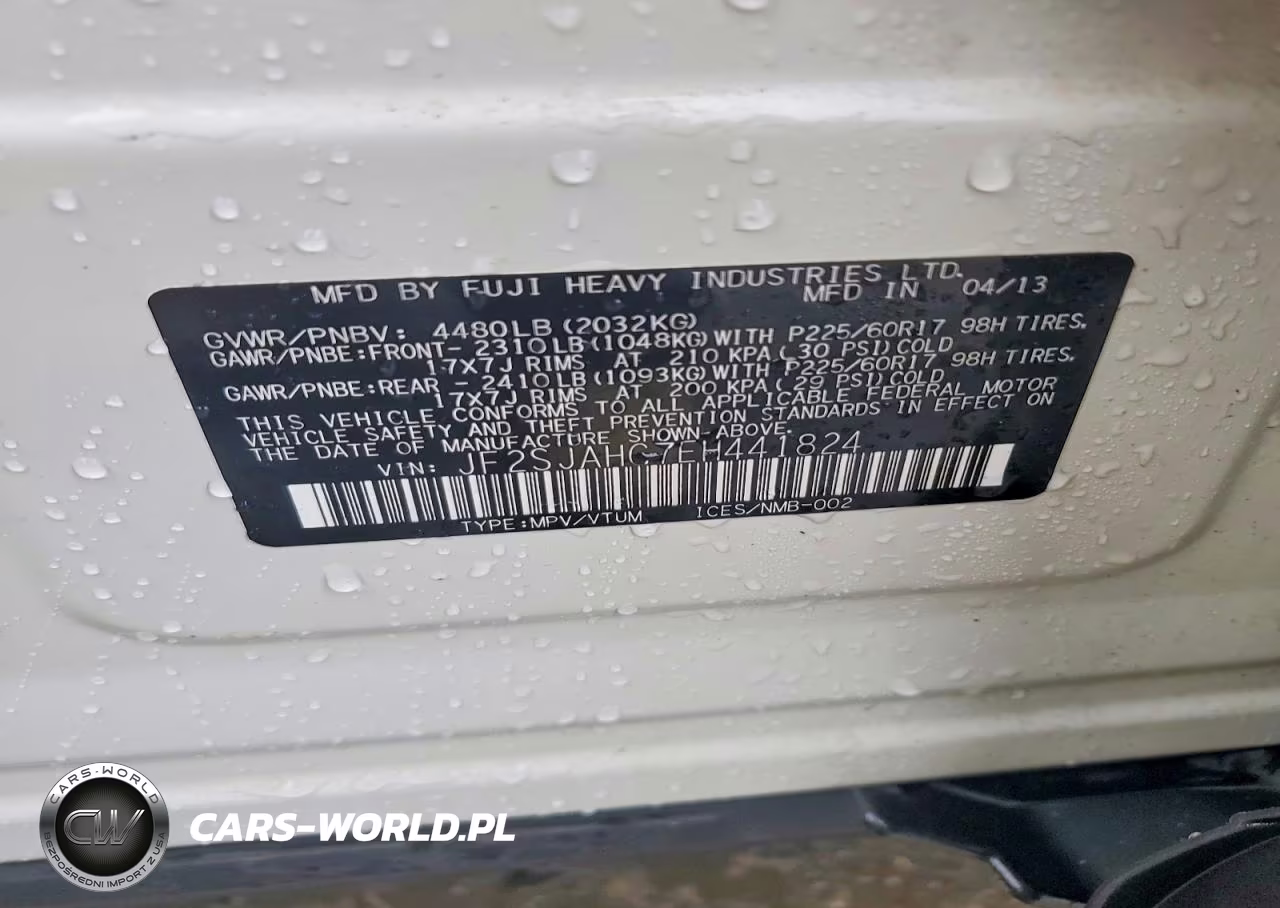 2014 Subaru Forester 2.5I Limited VIN:JF2SJAHC7EH441824 - 12