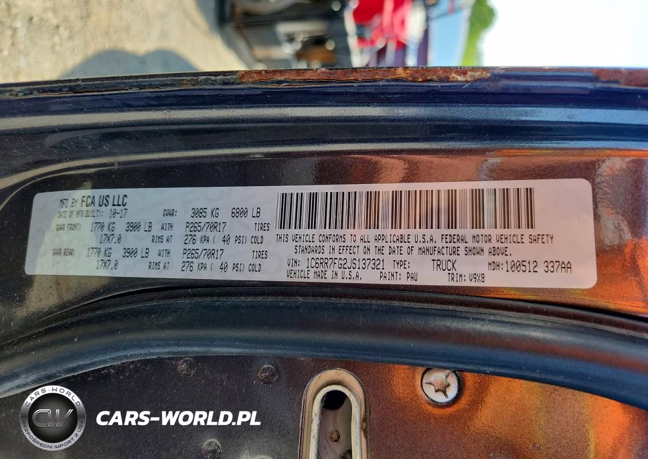 2018 Ram 1500 St VIN:1C6RR7FG2JS137321 - 12
