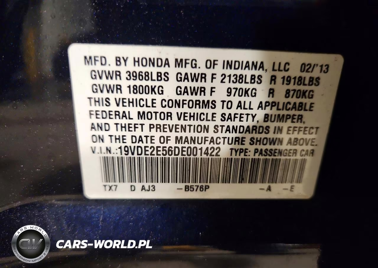 2013 Acura Ilx 24 Premium VIN:19VDE2E56DE001422 - 13