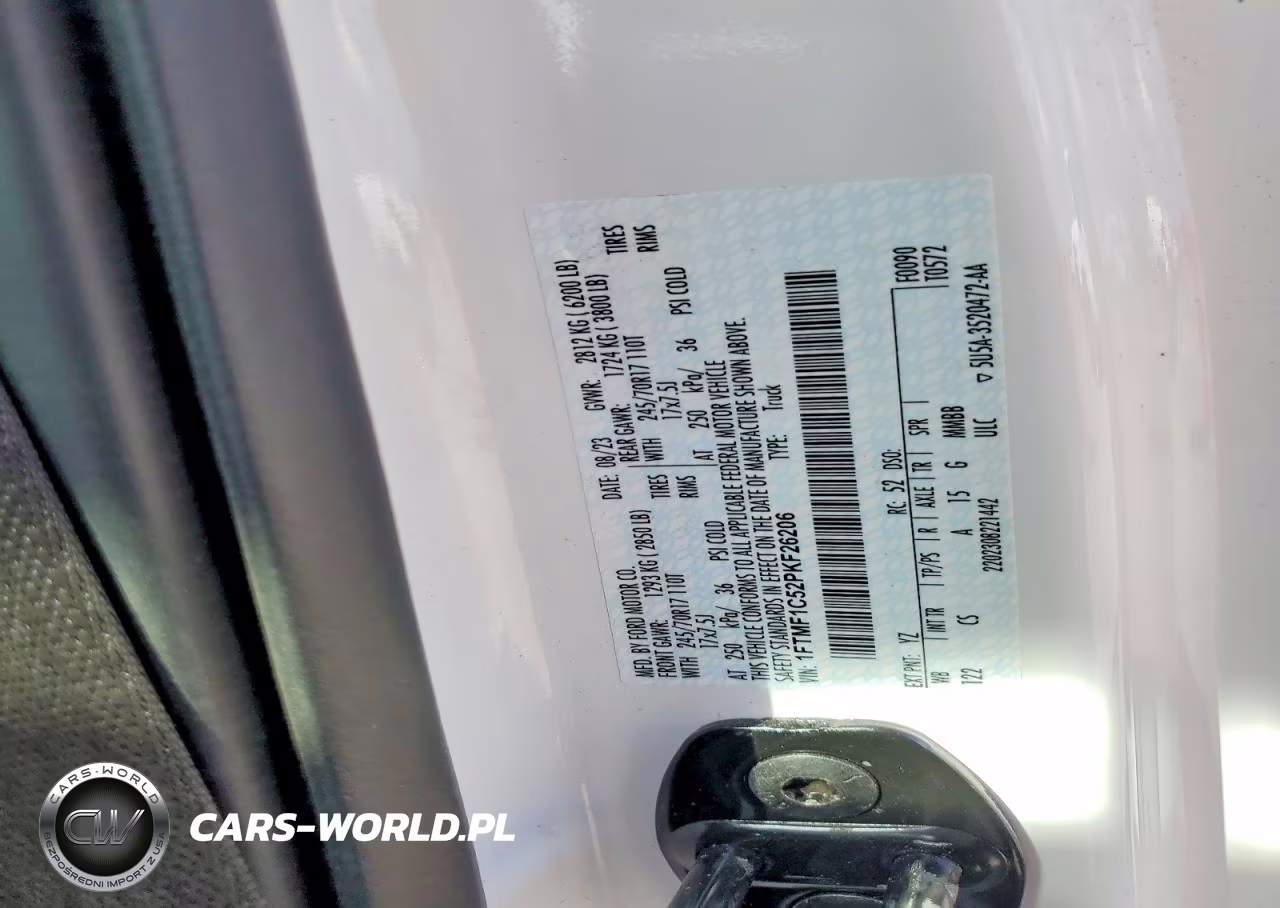2023 Ford F150 VIN:1FTMF1C52PKF26206 - 13
