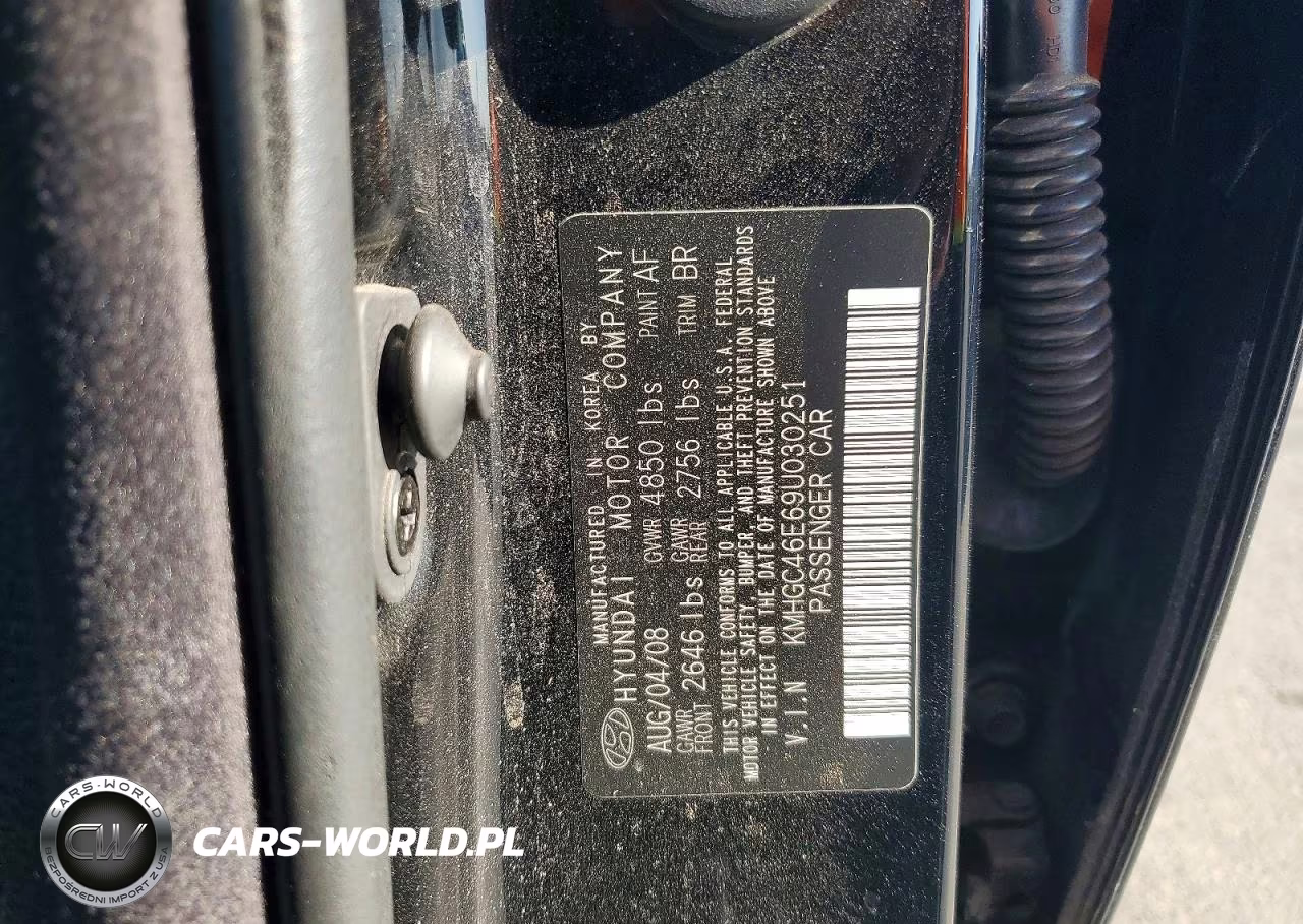 2009 Hyundai Genesis 3.8L VIN:KMHGC46E69U030251 - 12
