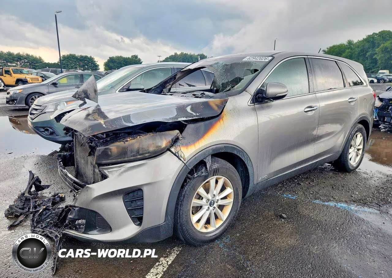2019 Kia Sorento Lx V6 VIN:5XYPGDA56KG488301 - 1