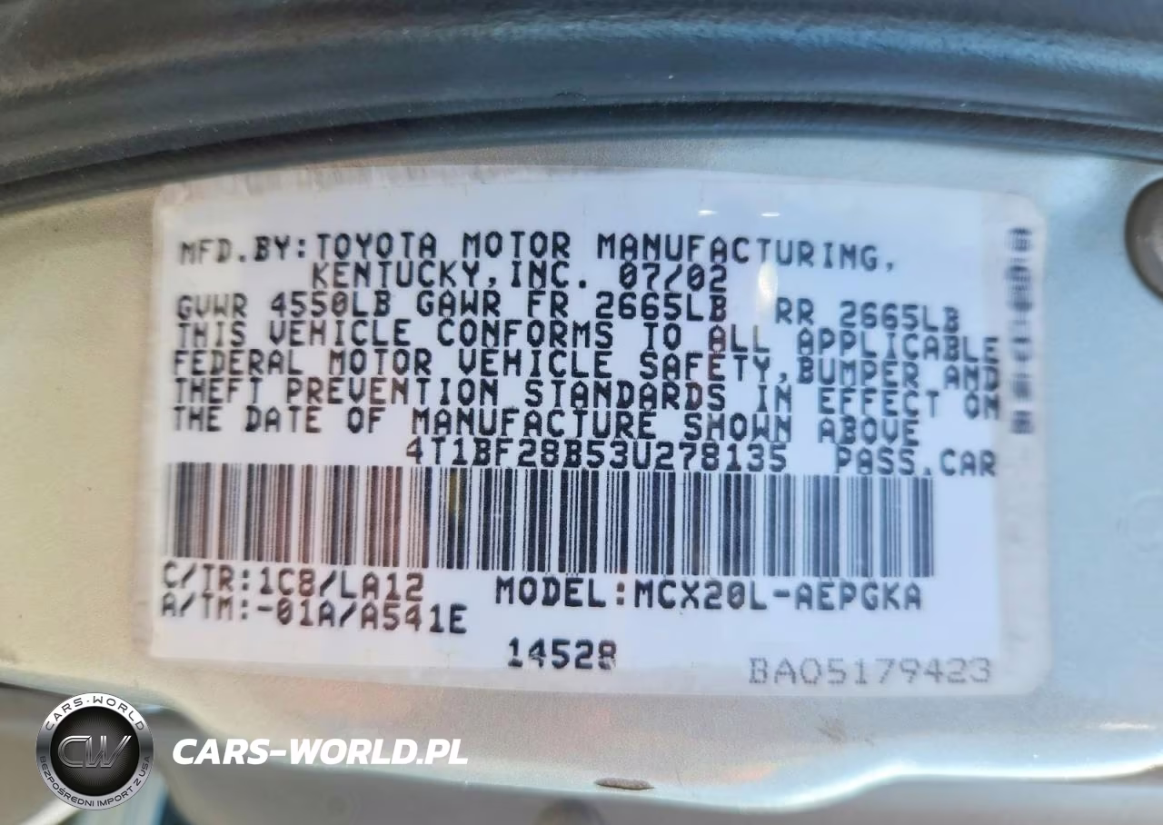 2003 Toyota Avalon Xls VIN:4T1BF28B53U278135 - 13